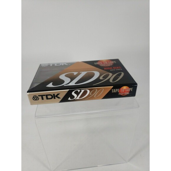 TDK SD90 Cassette Tape NEW Sealed High Bias Type II Tape To Tape Made in Japan - Picture 4 of 11